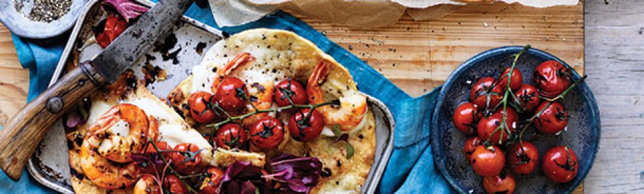Lemon-Chilli-Australian-Prawn-and-Radicchio-Pizza