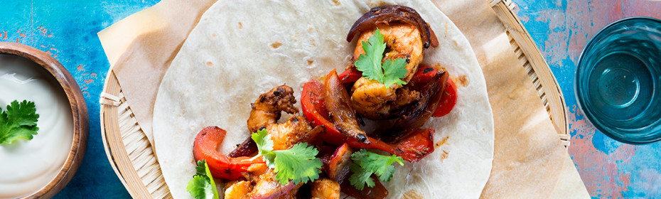 Prawn Fajitas